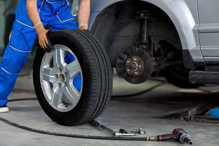 Service de remplacement de pneus Cergy